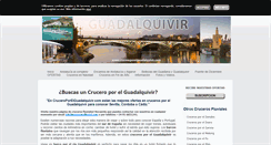 Desktop Screenshot of cruceroporelguadalquivir.com